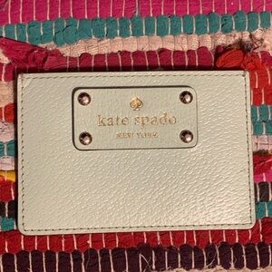 Kate Spade Mint Green Card Holder